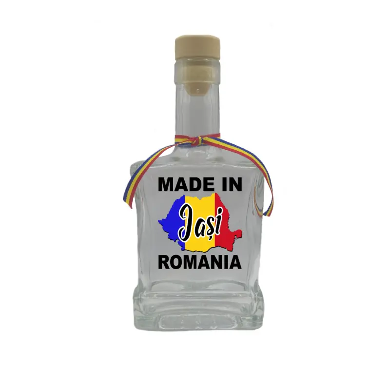 Made in iasi romania, sticla cu mesaj plata, 500 ml, model divgs179 06 23
